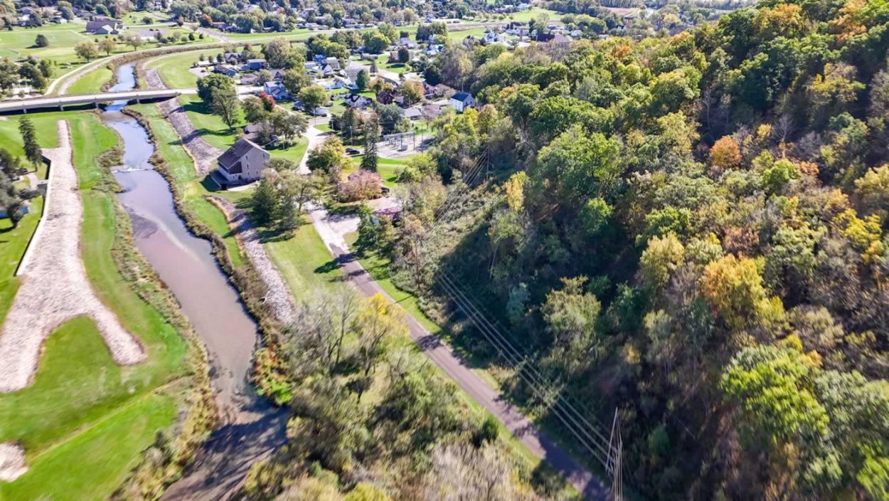 Picturesque House + 4.11 acres across from Rush Creek in Rushford
